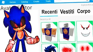 CREO IL PROFILO SEGRETO DI SONIC EXE SU ROBLOX!