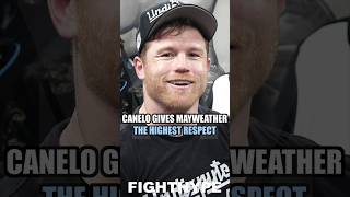 CANELO GIVES FLOYD MAYWEATHER THE HIGHEST RESPECT ON "NOBODY CAN COMPARE" SKILLS