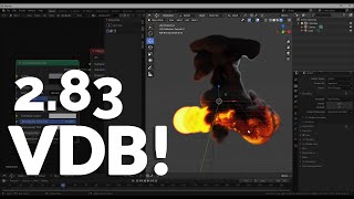 BLENDER 2.83 - VDB (NEW OBJECT) SHADING \u0026 RENDERING!