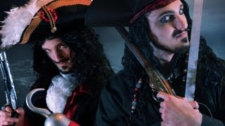 Epic Rap Battles of All Time Jack Sparrow vs Captain Hook.