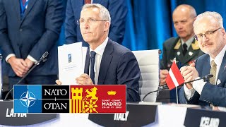 NATO Secretary General at signing ceremony of NATO Innovation Fund, 30 JUN 2022