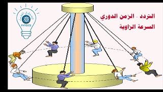 الزمن الدوري - التردد - السرعة الزاوية (الحركة الدائرية المنتظمة)