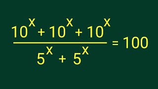 A Nice Exponents Equation | Maths Olympiad | X=?