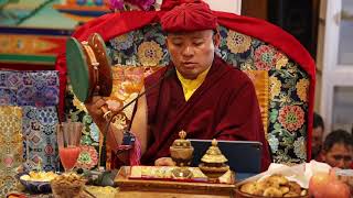 H.E.Drukpa Thuksey Rinpochey Practice Singey Tsewa Chot \u0026 Tsogs offering at Naro Palace Shey Ladakh.