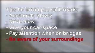 Tips for driving on icy roads