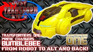 JUST TRANSFORM IT!: Transformers One Prime Changers Bumblebee