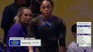 Sloane Blakely 9.85 Vault Florida vs LSU 1-17-25