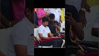 Drone Pilot-ஆக மாறிய இன்பநிதி..தந்தை 16 அடினா..மகன் 32 அடி.. | Pongal | Jallikattu | DMK | Madurai