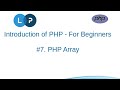 PHP Array | PHP Tutorial | PHP For Beginners | Learn PHP Programming