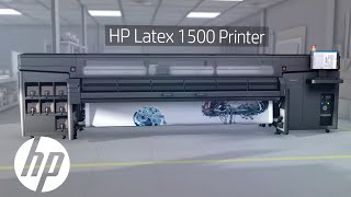 HP Latex 1500 Printer Video Product Tour: Affordable Superwide | HP Latex | HP