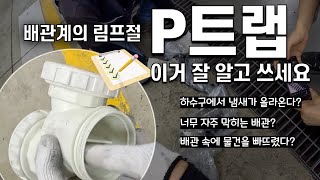 하수구 P 트랩, 이거 모르고 쓰면 큰 낭패봅니다 (#사상구하수구)