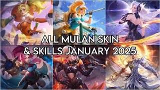 [TiMi] Honor of Kings Mulan's Skin \u0026 Skills As of January 2025 - Fighter