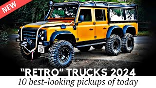 Top 10 Retro-Inspired Pickup Trucks of 2023-2024: Best-Looking Workhorses in the Business