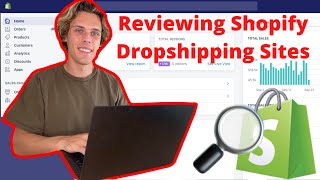 Reviewing 3 Actual Dropshipping Shopify Websites (Real Examples)