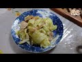 ばあちゃんの料理 ばあちゃん流 豚肉とキャベツのみそあえと肉がロースと引かないばあちゃんと。【本篇】