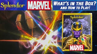 SPLENDOR MARVEL Edition - An Unboxing with Set-up and Basics of How to Play