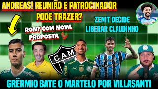 ❗BATEU O MARTELO❗GRêMIO IMPÕEM PARA FECHAR NEGÓCIO! PATROCINADOR QUER ANDREAS, ZENIT LIBERA CLAUDIN