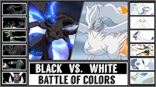 BLACK vs. WHITE POKÉMON! (Pokémon Sun/Moon) - Zekrom vs. Reshiram