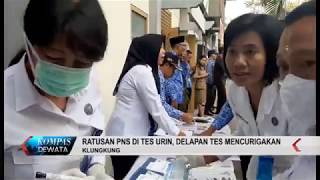 RATUSAN PNS DI TES URIN