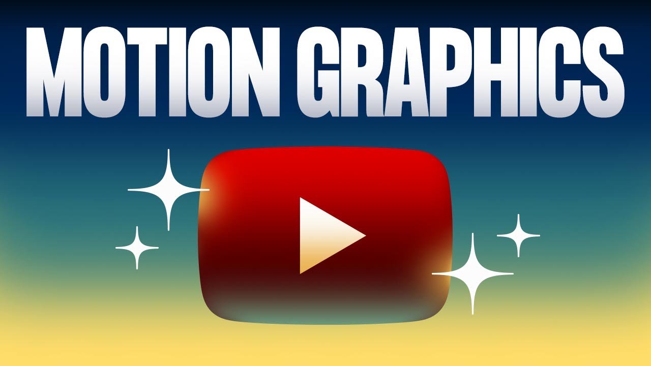 Essential Motion Graphics For Youtube - YouTube