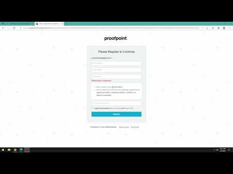 ProofPoint Encrypted Email Registration - YouTube