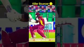 killer Bouncer By Haris 😱 #shorts #cricket #asiacup2022