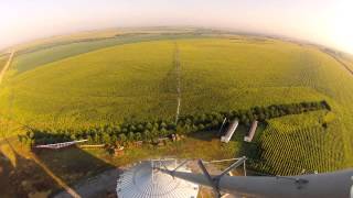 Reinke Irrigation Pivot in full operation-Time Lapse version