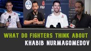 UFC Fighters Talking About Khabib Nurmagomedov (Dustin Poirier, Al laquinta, Ben Henderson...)