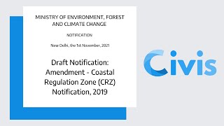 #Explained: Draft Notification: Amendment - Coastal Regulation Zone (CRZ) Notification, 2019