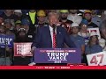 live president trump in johnstown pa