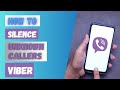 How to Silence Unknown Callers in Viber 2024?