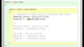 Type Casting Arrays