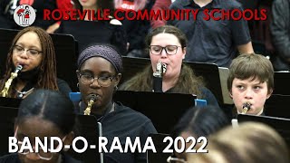 Roseville Community Schools Band-O-Rama 2022