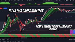 THIS 13/48 EMA CROSS TRADING STRATEGY IS INSANE! 95%+ WIN RATE!!!