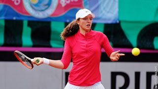 [HD] Iga Swiatek vs Amanda Anisimova Junior Fed Cup 2016 Finals Highlights