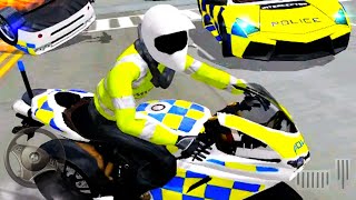 Police Car Driving - Motorbike Riding - Police Officer Chase Simulator # 2 - Android Gameplay