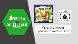 Atelier du Meeple - Meadow, comment optimiser l'insert de la cie