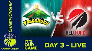 🔴 LIVE Windward vs Trinidad \u0026 Tobago - Day 3 | West Indies Championship 2025 | 7th February