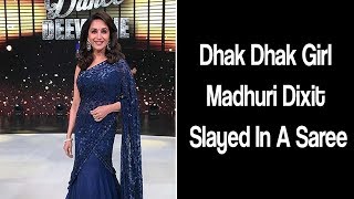Dhak Dhak Girl Madhuri Dixit Slayed In A Saree | Celeb Tribe | Desi Tv | TB2