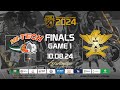 FINALS GAME 1 :  HI-TECH  VS  TGE ไทยเครื่องสนาม  : BASKETBALL THAI LEAGUE 2024