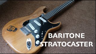 Warmoth Baritone Hardtail Stratocaster