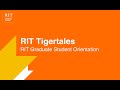 RIT Tigertales | RIT Graduate Student Orientation 2021