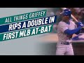 Ken Griffey Jr. Rips a Double in First MLB At-Bat