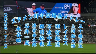 ファイターズスタメン野手登場曲メドレー！！