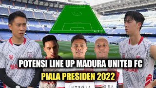 Starting Line Up Madura United❗Piala Presiden 2022