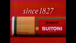 1989　ブイトーニ　パスタ　BUITONI　CM　JAPAN