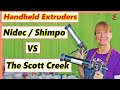 Handheld Clay Extruders Review - The Nidec vs The Scott Creek