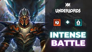 Dota Underlords Ep.132 - Poison Dragon Build - Intense Battle