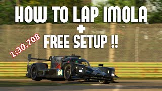 LMP2 Track Guide + Free Setup @ Imola | iRacing | ILMS