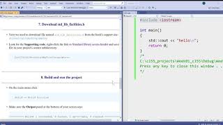 01.6 first C++ program using std_lib_facilities.h